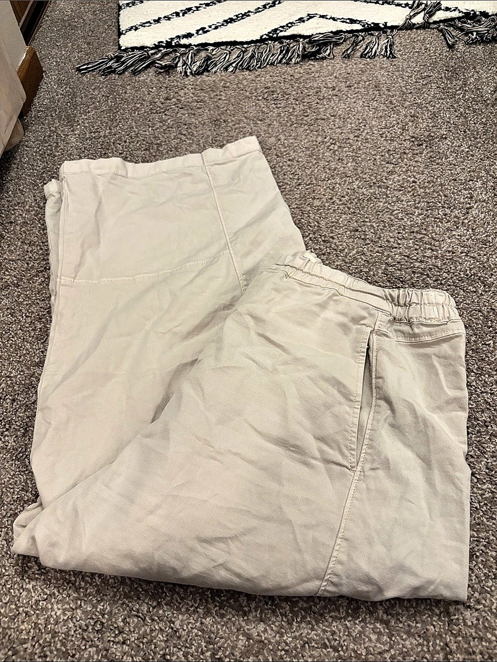 PILCRO wide leg khakis